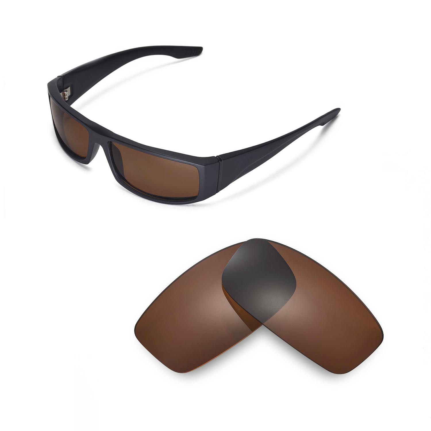 Walleva Polarized Brown Lenses For Spy Optic Cooper Sunglasses